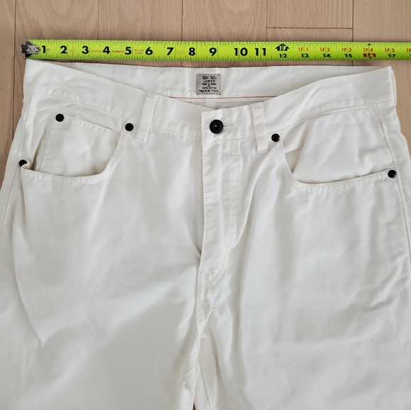 J Crew Men's Jeans 33/30 White - Picture 4 of 7